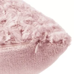 Cuscino quadrato (45 cm) Bouclée Rosa