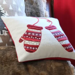 Cuscino quadrato (40 cm) Megève Ecru