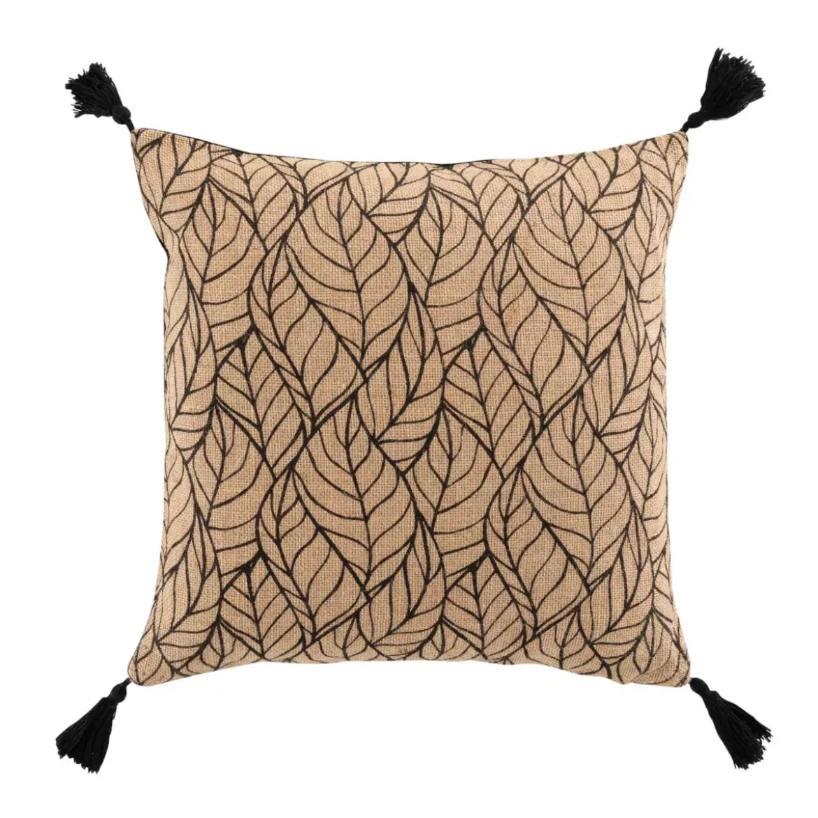 Cuscino quadrato (40 cm) Nama Nero