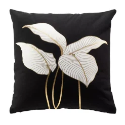 Cuscino quadrato cotone (45 x 45 cm) Jill Nero