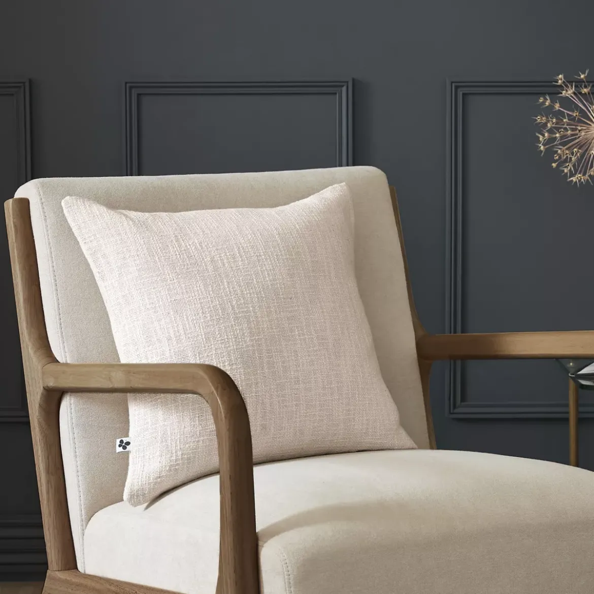 Cuscino quadrato cotone (45 x 45 cm) Sixtine Beige