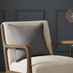 Cuscino quadrato cotone (45 x 45 cm) Sixtine Grigio ardesia