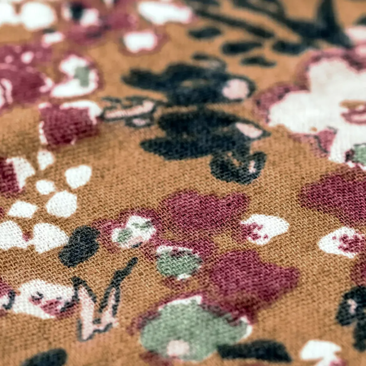 Cuscino quadrato garza di cotone (40 x 40 cm) Constance Camel