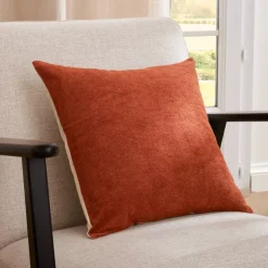 Cuscino quadrato in bouclé (40 x 40 cm) Ava Terracotta
