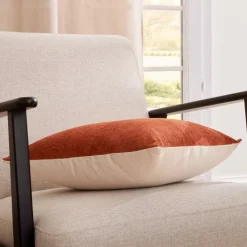 Cuscino quadrato in bouclé (40 x 40 cm) Ava Terracotta
