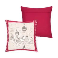 Cuscino quadrato in cotone (45 x 45 cm) Villard Ecru