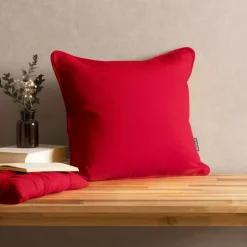 Cuscino quadrato in cotone (40 x 40 cm) Pixel Rosso