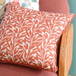 Cuscino quadrato in cotone (40 x 40 cm) Antillia Rosso