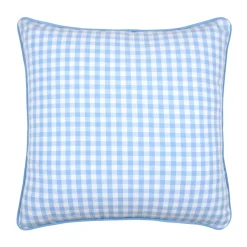 Cuscino quadrato in cotone (45 x 45 cm) Bardot Blu