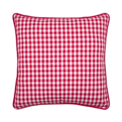 Cuscino quadrato in cotone (45 x 45 cm) Bardot Rosso