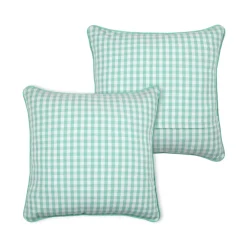 Cuscino quadrato in cotone (45 x 45 cm) Bardot Verde menta