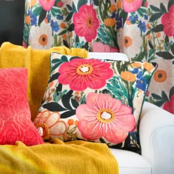 Cuscino quadrato in cotone (45 x 45 cm) Betty Multicolore