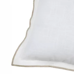 Cuscino quadrato in cotone (45 x 45 cm) Helios Bianco
