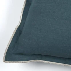 Cuscino quadrato in cotone (45 x 45 cm) Helios Blu