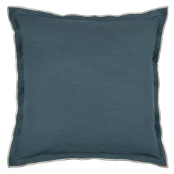 Cuscino quadrato in cotone (45 x 45 cm) Helios Blu