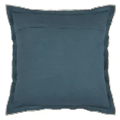 Cuscino quadrato in cotone (45 x 45 cm) Helios Blu