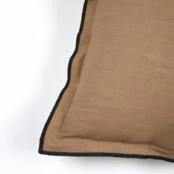 Cuscino quadrato in cotone (45 x 45 cm) Helios Camel