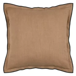 Cuscino quadrato in cotone (45 x 45 cm) Helios Camel
