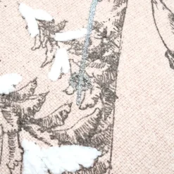 Cuscino quadrato in cotone (45 x 45 cm) Villard Grigio