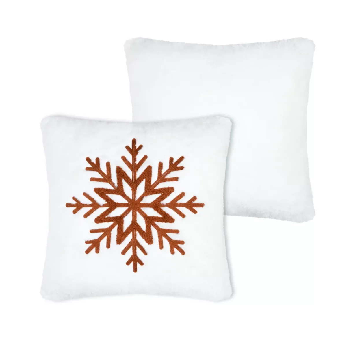 Cuscino quadrato in finta pelliccia (45 x 45 cm) Wildforest Marrone