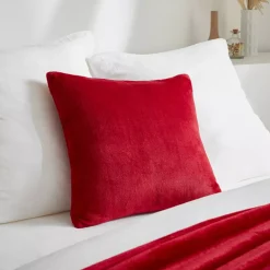 Cuscino quadrato in flanella (45 x 45 cm) Didou Rosso