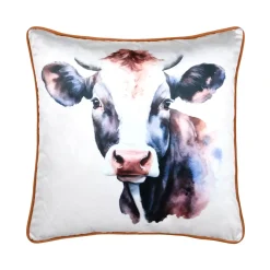 Cuscino quadrato (50 x 50 cm) Fernande Marrone scuro