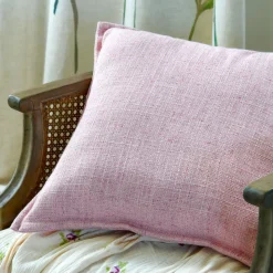 Cuscino quadrato (45 x 45 cm) Rozaria Rosa blush