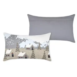 Cuscino rettangolare cotone (50 cm) Cornouailles Grigio