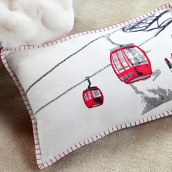 Cuscino Rettangolare in Cotone (35 x 60 cm) Villard Ecru