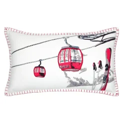Cuscino Rettangolare in Cotone (35 x 60 cm) Villard Ecru
