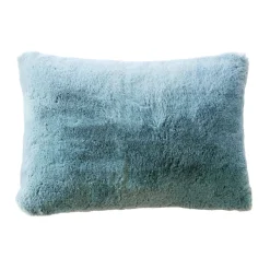 Cuscino rettangolare in finta pelliccia (40 x 60 cm) Finn Blu