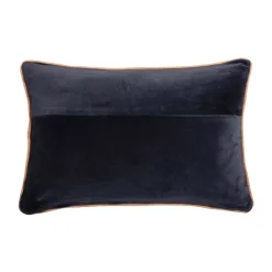 Cuscino rettangolare in velluto di cotone (40 x 60 cm) Victor Blu notte