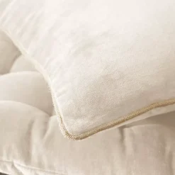 Cuscino rettangolare in velluto di cotone (40 x 60 cm) Victor Beige pampa