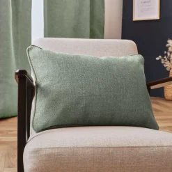 Cuscino rettangolare tessuto (40 x 60 cm) Alba Verde rosmarino