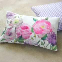 Cuscino rettangolare (40 x 60 cm) Rozaria Rosa