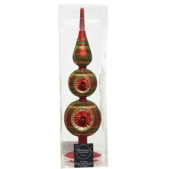 Decorazione in vetro da tavolo puntale da posare oro