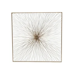 Decorazione murale in metallo (71 cm) Helionis Oro
