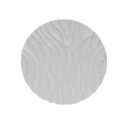 Decorazione murale rotonda in legno (70 cm) Thalora Bianca