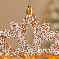 Decorazione natalizia da appendere (H13 cm) Fiocco goloso Cioccolato