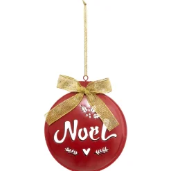Decorazione natalizia da appendere (12 cm) Natale Rosso