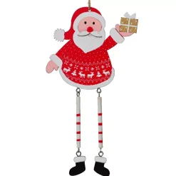 Decorazione natalizia in feltro (H20 cm) Babbo Natale Rosso