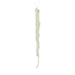 Decorazione Natalizia Sospesa (H20 cm) Stalattite Perle Madreperlate
