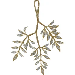 Decorazione natalizia sospesa (H24 cm) Ramo diamante Argento