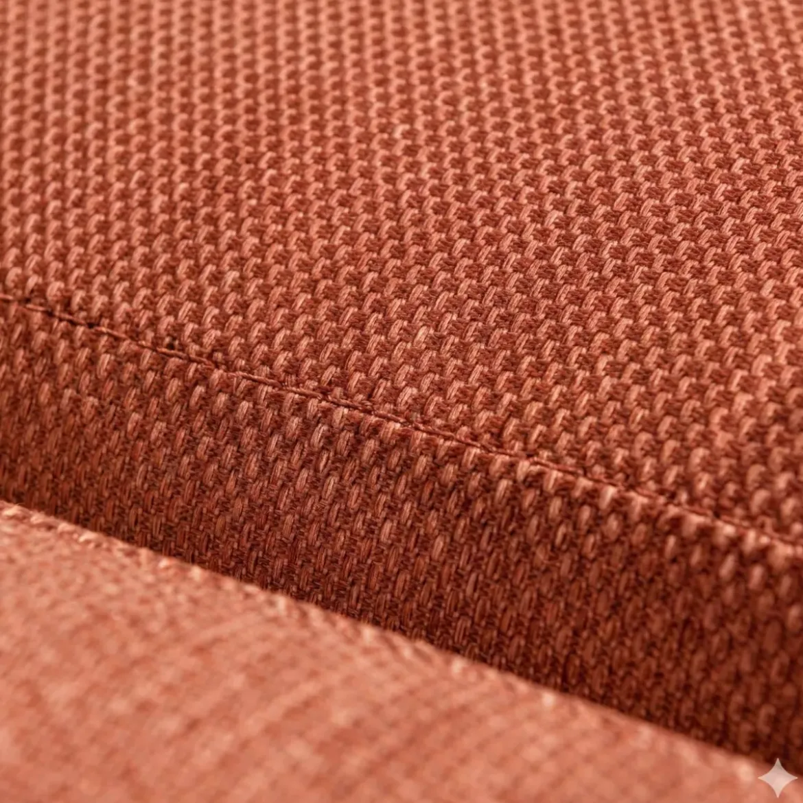 Divano da giardino in alluminio 2 posti Monte Carlo Bianco e terracotta