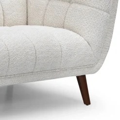Divano a 3 posti in bouclé (200 cm) Rory Ecru