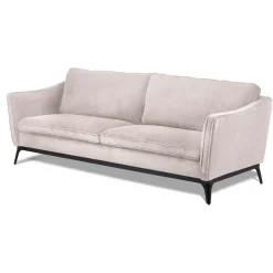 Divano a 3 posti in velluto a coste (206 cm) Owen Beige