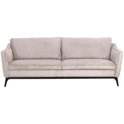 Divano a 3 posti in velluto a coste (206 cm) Owen Beige