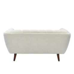 Divano diritto 2 posti in bouclé (164 cm) Rory Ecru