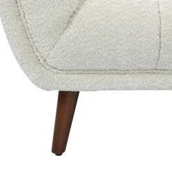 Divano diritto 2 posti in bouclé (164 cm) Rory Ecru