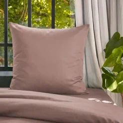 Federa cuscino letto quadrato lyocell Tencel™ lavato (63 x 63 cm) Olivia Rosa blush